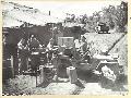 1943. 05. 05. NEW GUINEA, ERECTING A COLLAPSIBLE SCREEN FOR TALKIES, SOMEWHERE IN NEW GUINEA.2