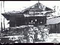 BALIKPAPAN AREA, BORNEO, 24 JULY 1945. A JEEP AND TRAILER LOADED WITH MAIL ABOUT TO LEAVE 6 BASE POSTAL UNIT.