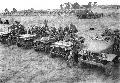 Bantam jeeps on manouevres in USA, in 1941.