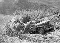 Motor transport in northern Apennines, Italy.