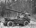 20708413 Willys MB, 105 mm anti-tank gun, US,  December 1950