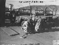 20159097-S GPW 323rd Inf Anti-tank Co Attaching military equipment to deck of LST during training in California on 8 March 1944