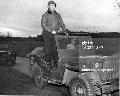 20518639 GPW US General Jacob L, Devers, Commanding General 6th, Army Groupe, at Heppenheim (Germany), March 30, 1945