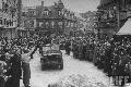 LONE WOLF II, Happy crowd lines the streets of Copenhagen to welcome American troops after the German occupying forces were driven out. Denmark, May 1945.