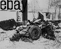 BATTLE OF THE BULGE DESTROYED JEEP NEAR BASTOGNE