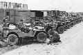 20673775-S MB Technicians prepare one of a long line of Jeeps at the Rossford Army Depot, OH USA 1944. Toledo