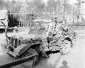 Galloping Ghost 6th Armored Division, 3rd Army delivering Nurses into Penig Concentration Camp compound south of Leipzig 1945