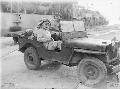 M 565070 GPW Admiral Sir Arthur John Power, KCB, CVO, C in C East Indies, setting out by jeep on tour of the port of Rangoon.